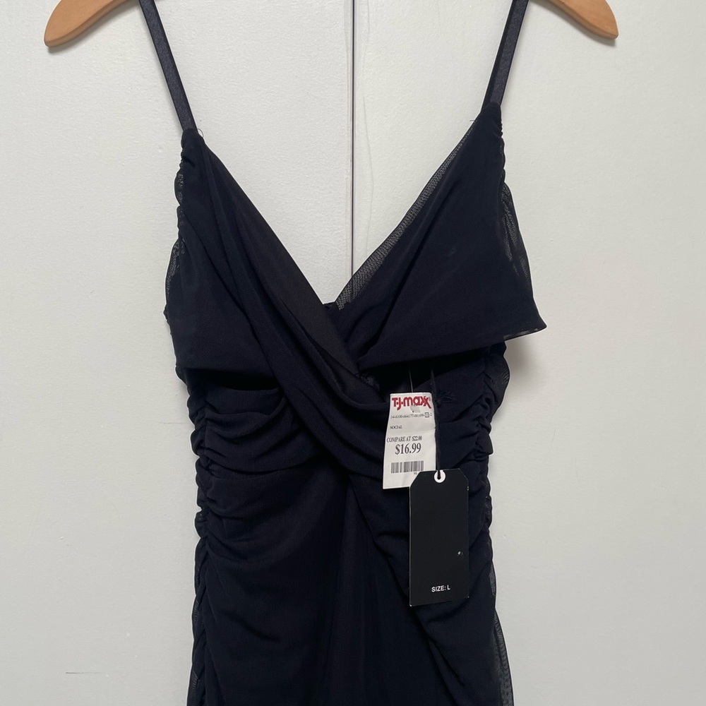 T.J.Maxx Black Midi Dress - Picture 2 of 6